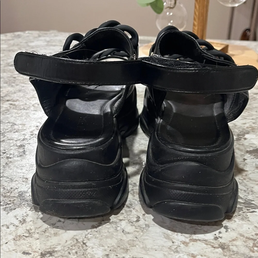 AZALEA WANG SKYLER PLATFORM SANDALS SIZE 10 - Picture 8 of 17